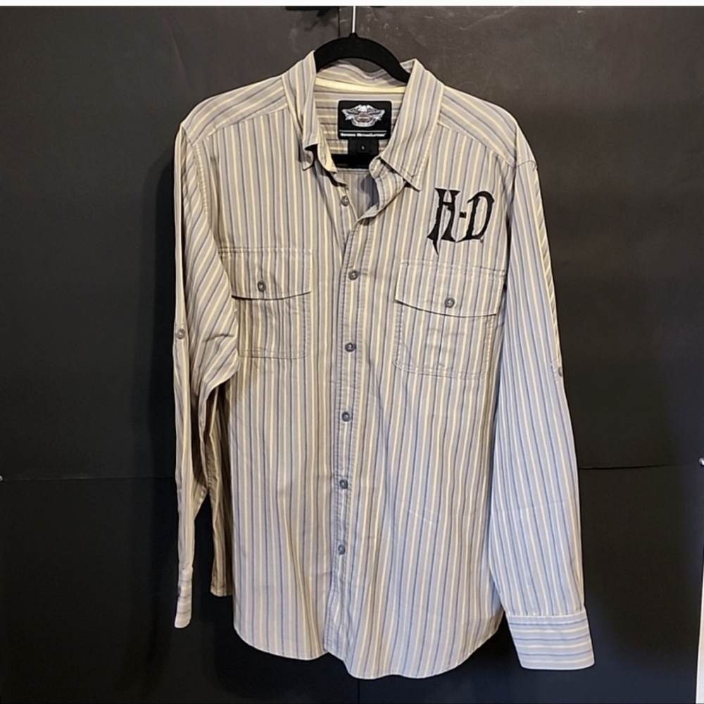 Harley Long Slv Button Shirt